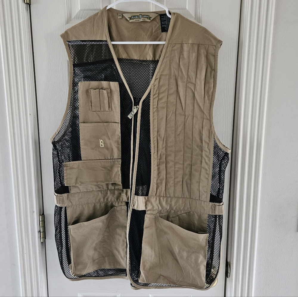 Bob Allen Vintage Utility Shooting, Hunting Tan Vest
